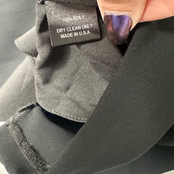 Alice & Trixie Black Dress with Lace Sleeves - Picture 11 of 13